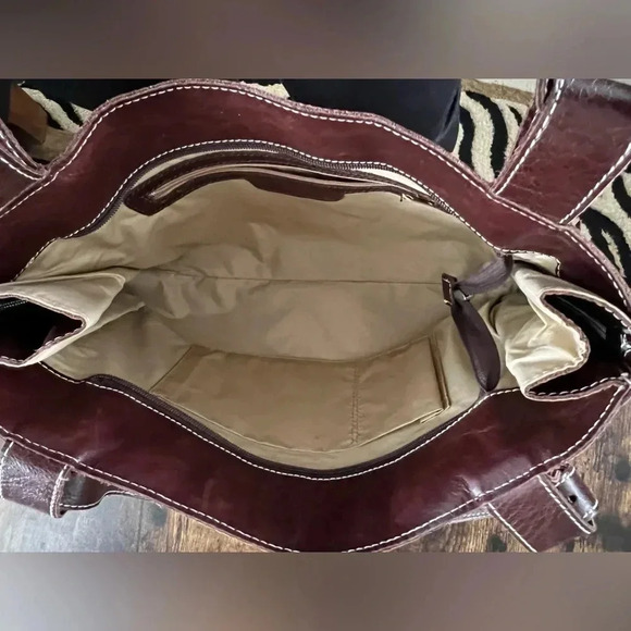 TOSCANI | leather handbag. 100% genuine Italian leather - Picture 8 of 16